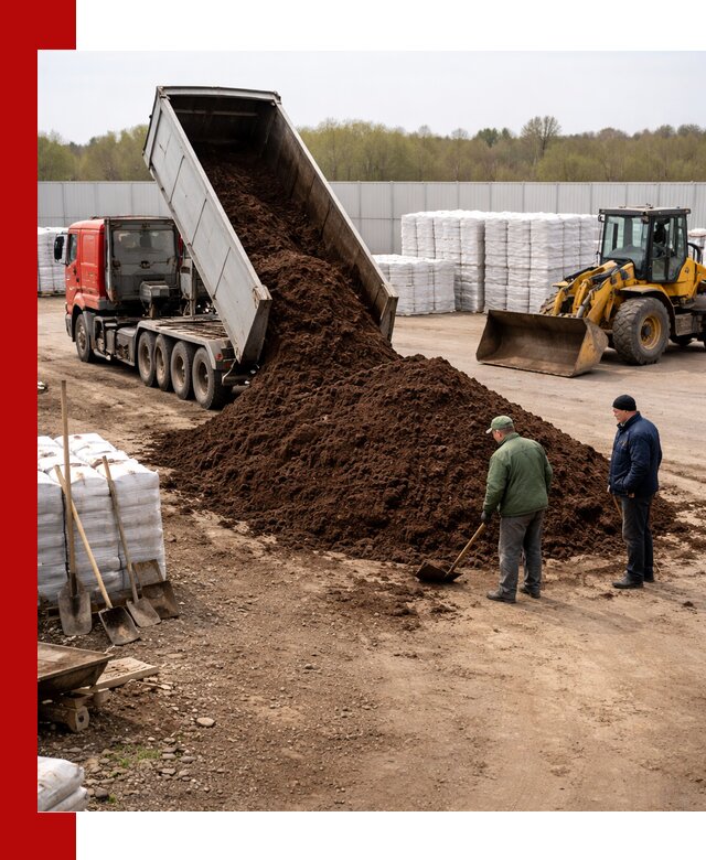 Доставка торфяных смесей оптом и в розницу в Новочеркасске