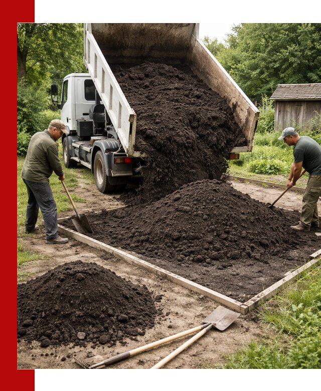 Купить чистый чернозем для огорода с доставкой в Новочеркасске