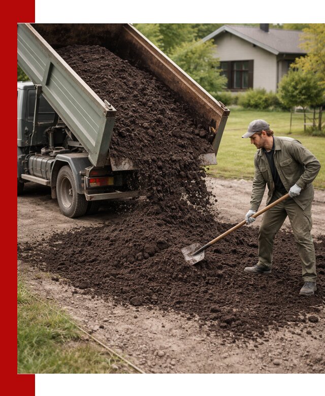 Чернозем для газона с доставкой в Новочеркасске быстро и качественно