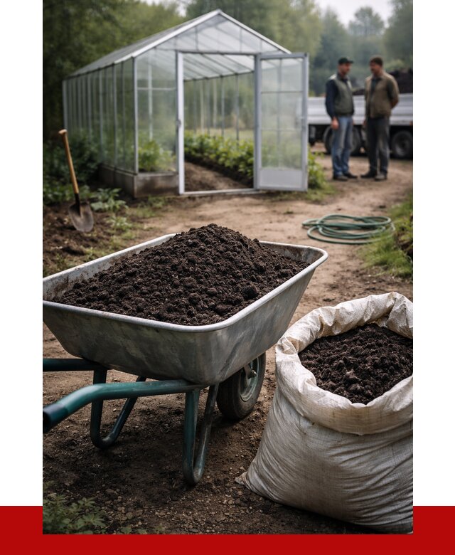 Чернозем для теплицы в Новочеркасске с доставкой от 1535 р. | ПРОНЕРУДНвч