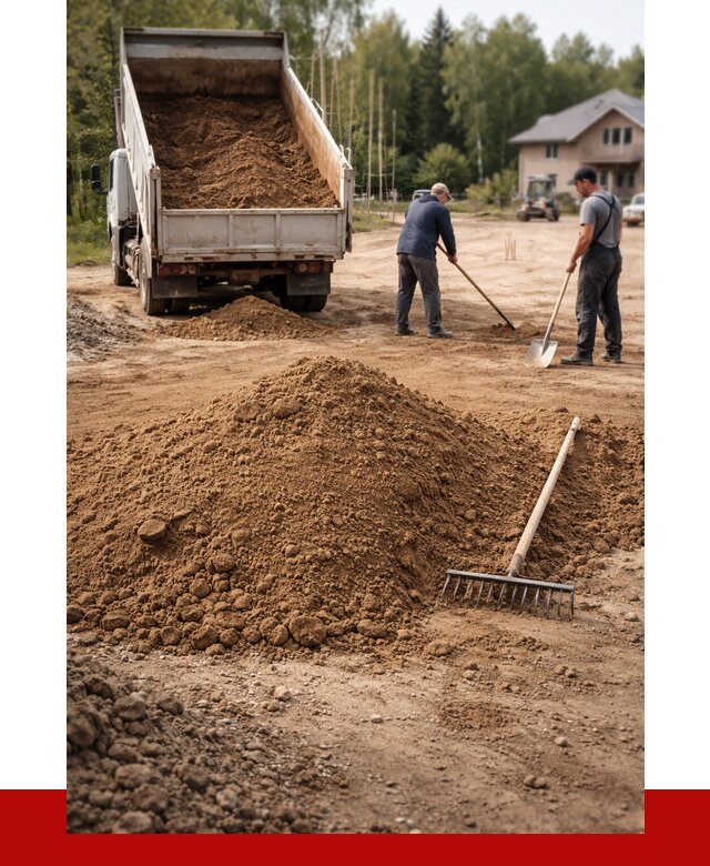 Суглинок для планировки в Новочеркасске с доставкой от 4298 р. | ПРОНЕРУДНвч