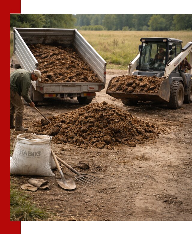 Доставка конского навоза в Новочеркасске с разгрузкой и доставкой на объект