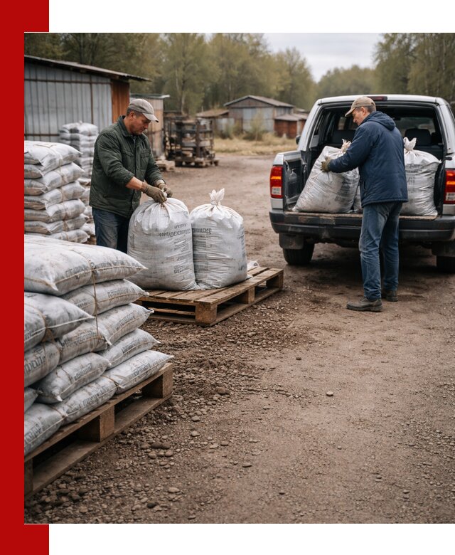 Купить конский навоз в мешках с доставкой в Новочеркасске