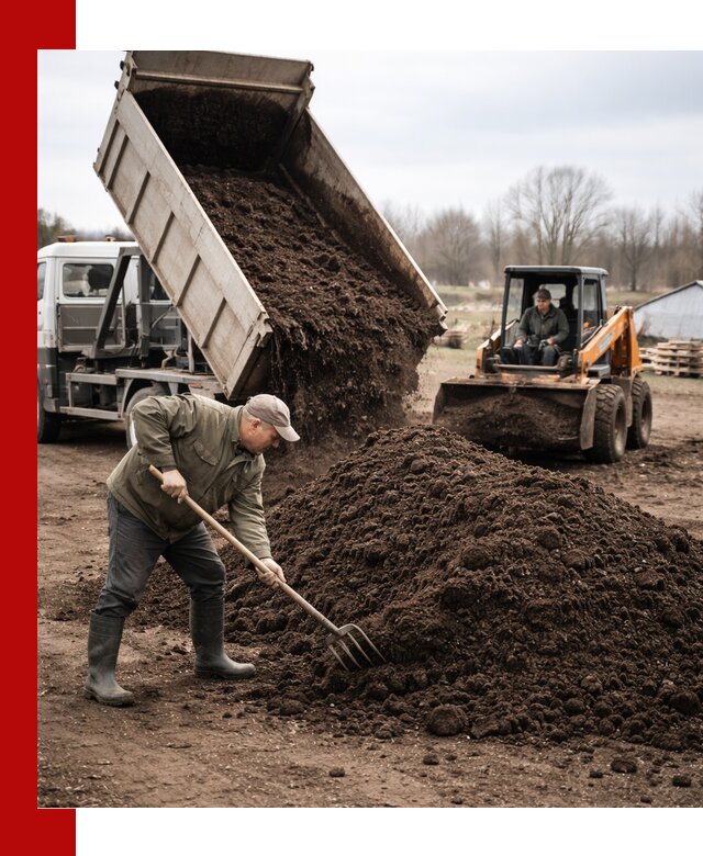Доставка и продажа перегноя в Новочеркасске быстро и дешево