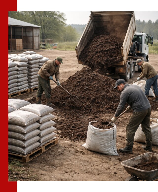 Доставка компоста оптом и в розницу в Новочеркасске