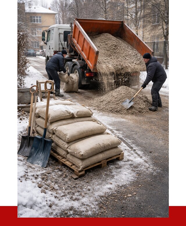 Противогололедные материалы оптом в Новочеркасске от 4298 р. | ПРОНЕРУДНвч