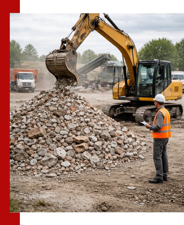 Доставка и вывоз строительного боя в Новочеркасске