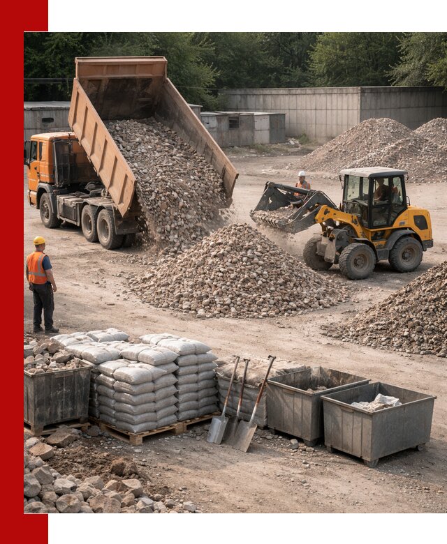 Вторичные материалы для отсыпки в Новочеркасске — поставка и доставка