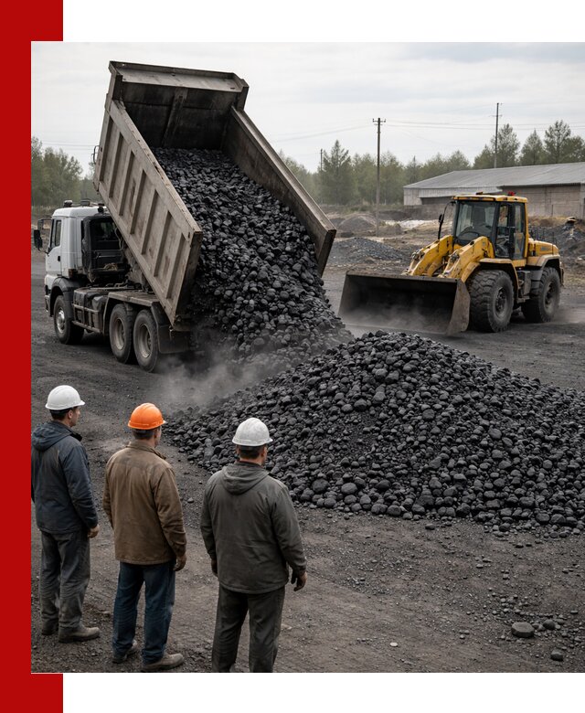 Доставка угля антрацита в Новочеркасске с самосвалами и погрузкой