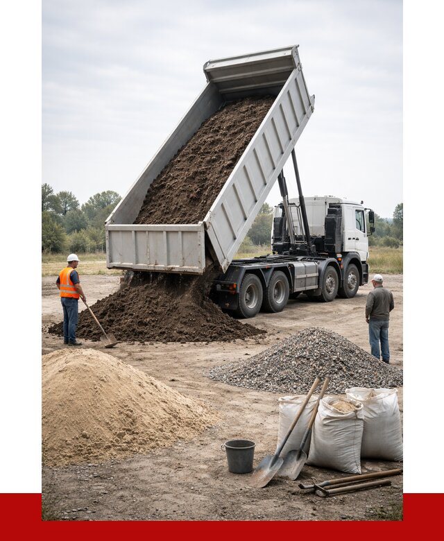 Доставка самосвалом 30 кубов в Новочеркасске от 8699 р. | ПРОНЕРУДНвч