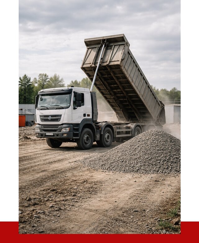 Доставка самосвалом 40 кубов в Новочеркасске от 9211 р. | ПРОНЕРУДНвч