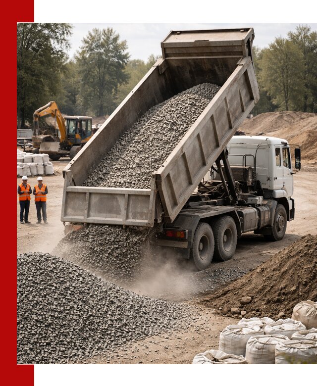 Аренда самосвала в Новочеркасске для доставки сыпучих и нерудных материалов