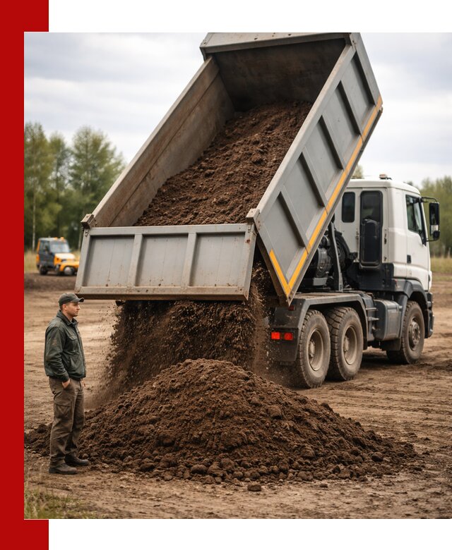 Аренда самосвала с водителем в Новочеркасске для сыпучих грузов и навоза