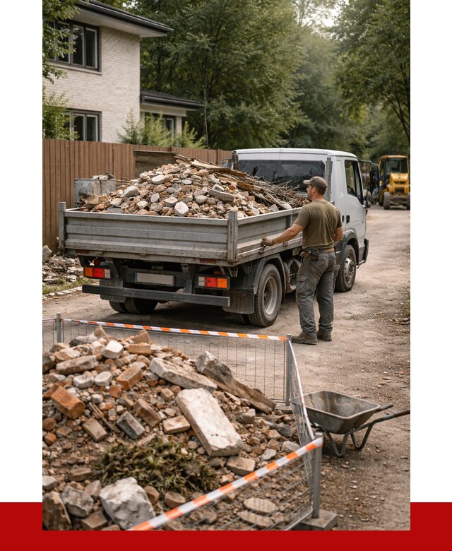 Вывоз строительного мусора с погрузкой в Новочеркасске от 7676 р | ПРОНЕРУДНвч