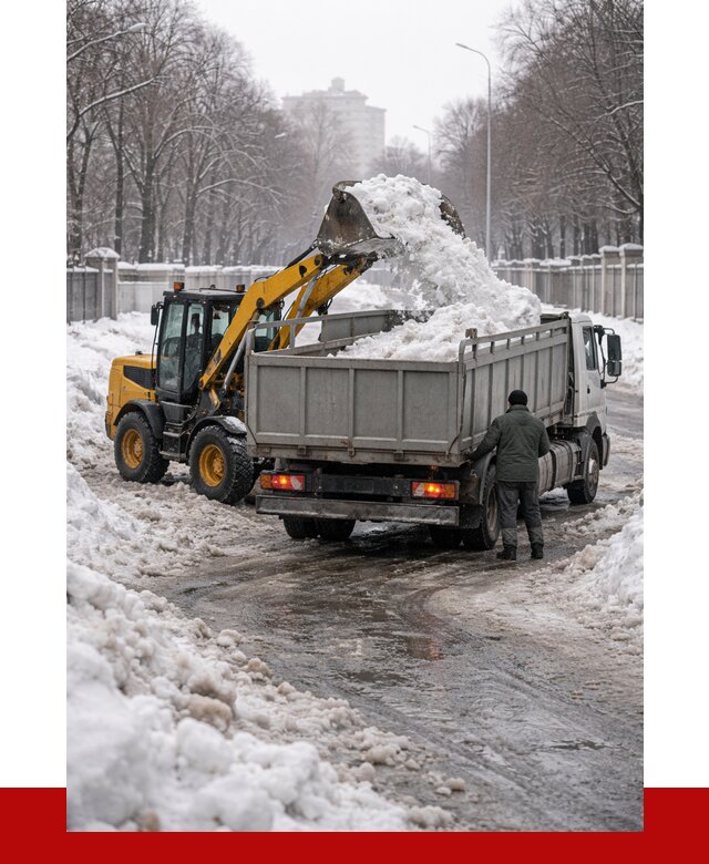 Вывоз снега с погрузкой в Новочеркасске от 3582 р. ПРОНЕРУДНвч