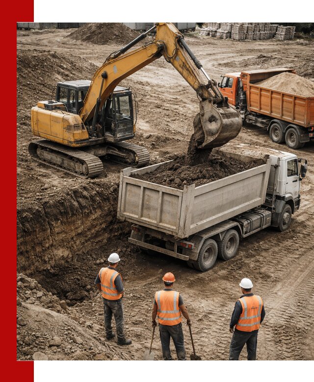 Разработка грунта для строительства и благоустройства в Новочеркасске