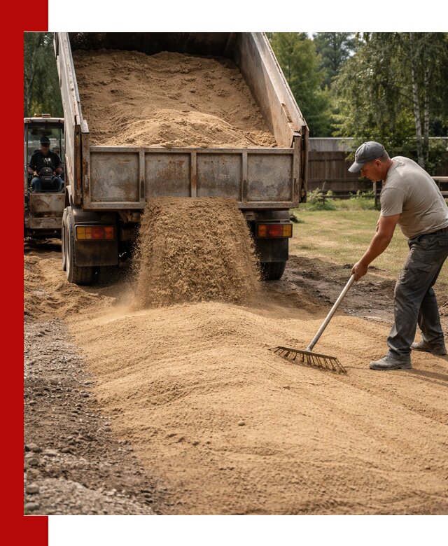 Отсыпка участка песком в Новочеркасске быстро и качественно
